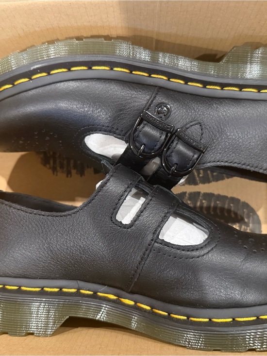 Mary Jane Other - Mary Jane Black Leather Double-Strap Perforated Loafers